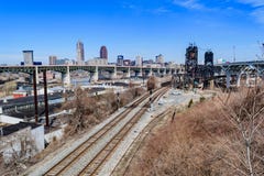 Horizon de Cleveland photo stock Horizon de Cleveland photo stock