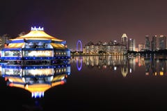 Horizon de Singapour photos stock Horizon de Singapour photos stock