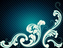 Horizontal vintage rococo background vector illustration Horizontal vintage rococo background vector illustration