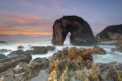 Horse Head Rock, Bermagui Australia Royalty Free Stock Images Horse Head Rock, Bermagui Australia Royalty Free Stock Images