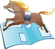 Horse Racing News vector illustration Horse Racing News vector illustration