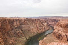 Horse Shoe Bend, Colorado River royalty free stock photography Horse Shoe Bend, Colorado River royalty free stock photography