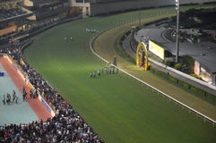 Horserace Hong Kong stock image Horserace Hong Kong stock image