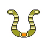 Horseshoes icon vector sign and symbol isolated on white background, Horseshoes logo concept vector illustration Horseshoes icon vector sign and symbol isolated on white background, Horseshoes logo concept vector illustration