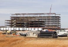 Hospital Construction Site Royalty Free Stock Image Hospital Construction Site Royalty Free Stock Image