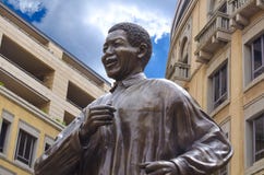 Estatua de Nelson Mandela en Johannesburg Estatua de Nelson Mandela en Johannesburg
