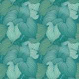 Hosta Leaf Pattern in Blue-Green