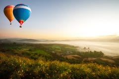 Hot Air Ballons Stock Photography