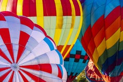 A Hot Air Balloon Launch At A Local Festival royalty free stock images A Hot Air Balloon Launch At A Local Festival royalty free stock images