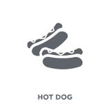 Hot dog icon from Restaurant collection. vector illustration Hot dog icon from Restaurant collection. vector illustration