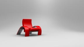 Hot Seat Modern Chair Stock Image