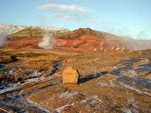 Hot Springs In Geysir, Iceland Stock Photos Hot Springs In Geysir, Iceland Stock Photos