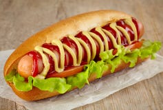 Hotdog stock afbeeldingen Hotdog stock afbeeldingen