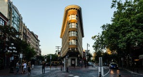 Hotel-Europa-Gebäude, Gastown, Vancouver lizenzfreie stockbilder Hotel-Europa-Gebäude, Gastown, Vancouver lizenzfreie stockbilder