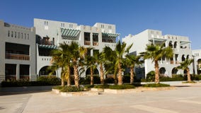 Hotel In El Gouna With Palms Royalty Free Stock Photo Hotel In El Gouna With Palms Royalty Free Stock Photo