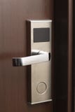 Hotel room electronic lock with key card royalty free stock images Hotel room electronic lock with key card royalty free stock images