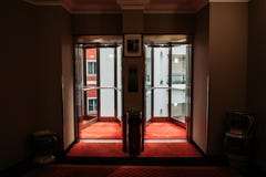 Hotel sliding doors stock photo Hotel sliding doors stock photo