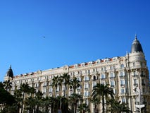 Hotelowy Carlton Międzykontynentalny w Cannes, Francja zdjęcie royalty free Hotelowy Carlton Międzykontynentalny w Cannes, Francja zdjęcie royalty free