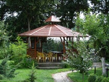 House In The Garden Stock Image House In The Garden Stock Image