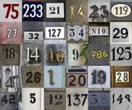 House numbers royalty free stock photo House numbers royalty free stock photo