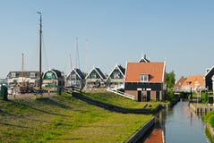Houses In Marken Royalty Free Stock Photography Houses In Marken Royalty Free Stock Photography