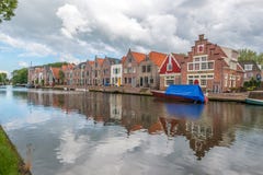 houses next to river , Edam , The Netherlands Royalty Free Stock Photo houses next to river , Edam , The Netherlands Royalty Free Stock Photo