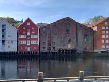 Houses by the river royalty free stock image Houses by the river royalty free stock image