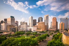 houston horisont texas royaltyfri foto houston horisont texas royaltyfri foto