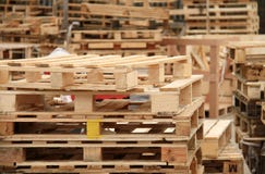 Houten pallets royalty-vrije stock foto Houten pallets royalty-vrije stock foto