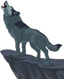 Howling Wolf Royalty Free Stock Photography Howling Wolf Royalty Free Stock Photography