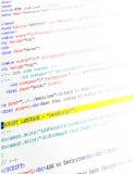 HTML κώδικα κινηματογραφήσε& Στοκ φωτογραφία με δικαίωμα ελεύθερης χρήσης HTML κώδικα κινηματογραφήσε& Στοκ φωτογραφία με δικαίωμα ελεύθερης χρήσης