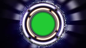 HUD Spectrum Animation, Abstract Technologieconcept, Sluipschutter Scope, het Teruggeven, Achtergrond, Lijn vector illustratie HUD Spectrum Animation, Abstract Technologieconcept, Sluipschutter Scope, het Teruggeven, Achtergrond, Lijn vector illustratie