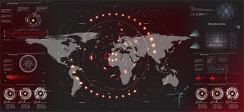 HUD UI Futuristisch gebruikersinterface HUD en Infographic-elementen Abstract virtueel grafisch aanrakingsgebruikersinterface UI stock illustratie HUD UI Futuristisch gebruikersinterface HUD en Infographic-elementen Abstract virtueel grafisch aanrakingsgebruikersinterface UI stock illustratie