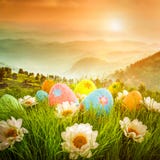 Huevos de Pascua adornados Huevos de Pascua adornados