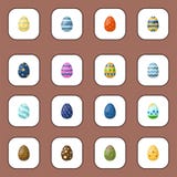 Huevos de Pascua pintados con el modelo de la primavera libre illustration Huevos de Pascua pintados con el modelo de la primavera libre illustration