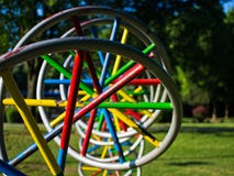 Huge and colorful DNA model in a park at Belgrade stock image Huge and colorful DNA model in a park at Belgrade stock image
