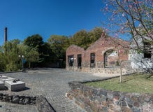 Huge Panorama. Colonia del Sacramento, Uurguay, Historic Street, traveling Sout stock images Huge Panorama. Colonia del Sacramento, Uurguay, Historic Street, traveling Sout stock images