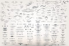 Huge Set Or Collection Of Vector Filigree Flourishes Royalty Free Stock Image Huge Set Or Collection Of Vector Filigree Flourishes Royalty Free Stock Image