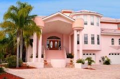 Huge waterfront home royalty free stock photography Huge waterfront home royalty free stock photography