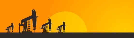 Huile Rig Crane Platform de Pumpjack illustration de vecteur Huile Rig Crane Platform de Pumpjack illustration de vecteur