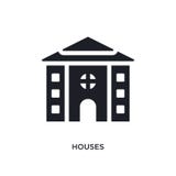 huizen geïsoleerd pictogram eenvoudige elementenillustratie van de pictogrammen van het onroerende goederenconcept ontwerp van he vector illustratie huizen geïsoleerd pictogram eenvoudige elementenillustratie van de pictogrammen van het onroerende goederenconcept ontwerp van he vector illustratie