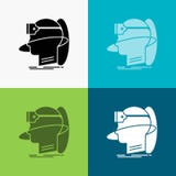 humain, homme, r?alit?, utilisateur, virtuel, ic?ne de vr au-dessus de divers fond conception de style de glyph, con?ue pour le W illustration libre de droits humain, homme, r?alit?, utilisateur, virtuel, ic?ne de vr au-dessus de divers fond conception de style de glyph, con?ue pour le W illustration libre de droits