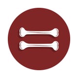 human bones icon in badge style. One of organ collection icon can be used for UI, UX vector illustration human bones icon in badge style. One of organ collection icon can be used for UI, UX vector illustration