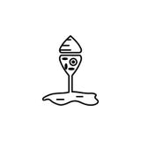 Human organ cone cell outline icon. Signs and symbols can be used for web, logo, mobile app, UI, UX vector illustration Human organ cone cell outline icon. Signs and symbols can be used for web, logo, mobile app, UI, UX vector illustration