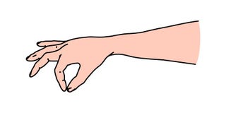 Humans hand pinching or sprinkling salt or spices royalty free illustration Humans hand pinching or sprinkling salt or spices royalty free illustration