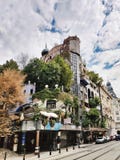 Hundertwasser house in Vienna, Austria royalty free stock photo Hundertwasser house in Vienna, Austria royalty free stock photo