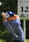 Hunter Mahan leading off royalty free stock photography Hunter Mahan leading off royalty free stock photography