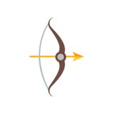 Hunting icon vector sign and symbol isolated on white background vector illustration Hunting icon vector sign and symbol isolated on white background vector illustration