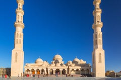 People at the mosque in Hurghada, Egypt Stock Photo People at the mosque in Hurghada, Egypt Stock Photo