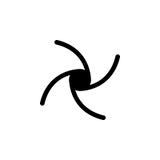 Hurricane icon. Element of weather illustration. Signs and symbols can be used for web, logo, mobile app, UI, UX vector illustration Hurricane icon. Element of weather illustration. Signs and symbols can be used for web, logo, mobile app, UI, UX vector illustration